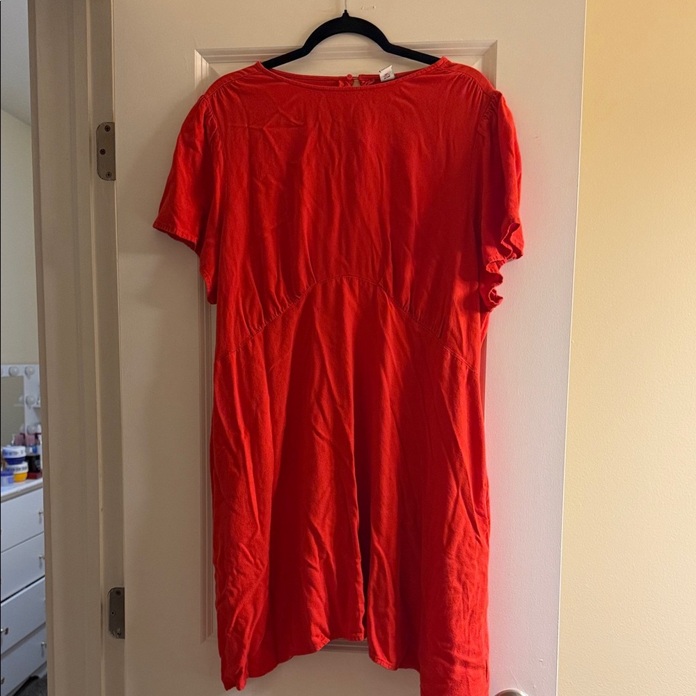 Old Navy Vibrant Red Mini Dress